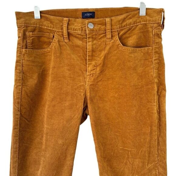 J. Crew Golden Brandy Mid Rise Skinny Corduroy Stretch 5 Pockets Pants Size 29 - Picture 9 of 11